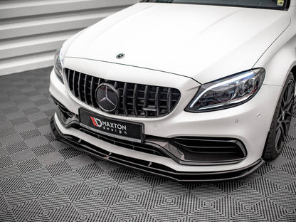 Maxton Design Street Plus Front Splitter V3 - Mercedes C63 AMG Aero C205 Facelift