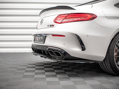 Maxton Design Street Plus Central Rear Splitter - Mercedes C63 AMG Aero C205 Facelift