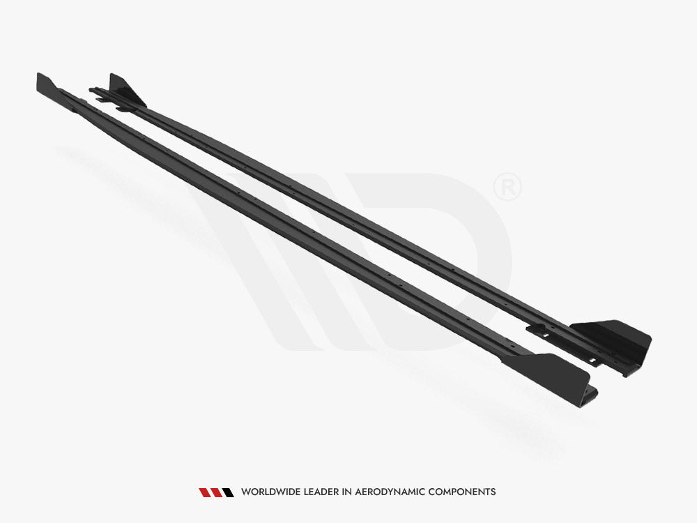 Maxton Design Street Pro Side Skirt Diffusers + Flaps - Audi RS3 8Y