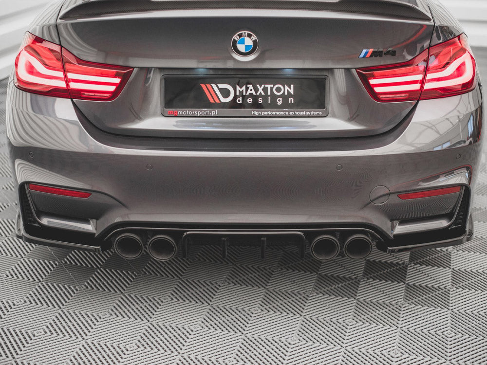 Maxton Design Street Plus Rear Side Splitters V3 - BMW M4 F82/F83