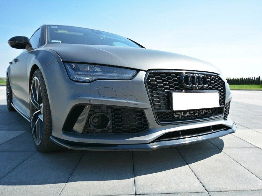 Maxton Design Street Plus Front Splitter V2 - Audi RS7 C7