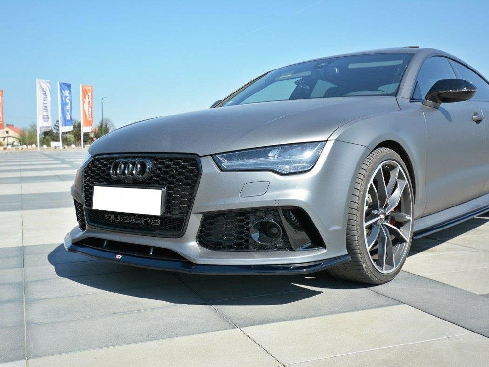 Maxton Design Street Plus Front Splitter V2 - Audi RS7 C7