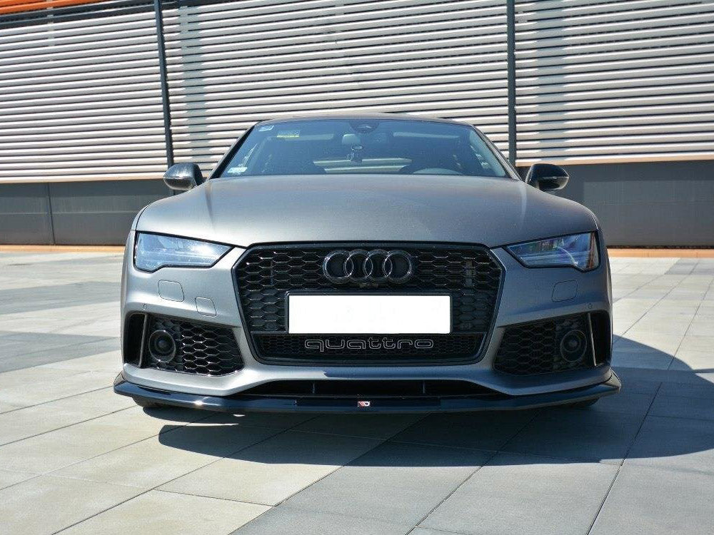 Maxton Design Street Plus Front Splitter V2 - Audi RS7 C7