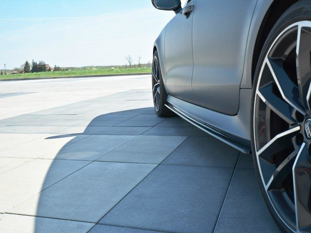 Maxton Design Street Plus Side Skirt Diffusers V1 - Audi RS7 C7