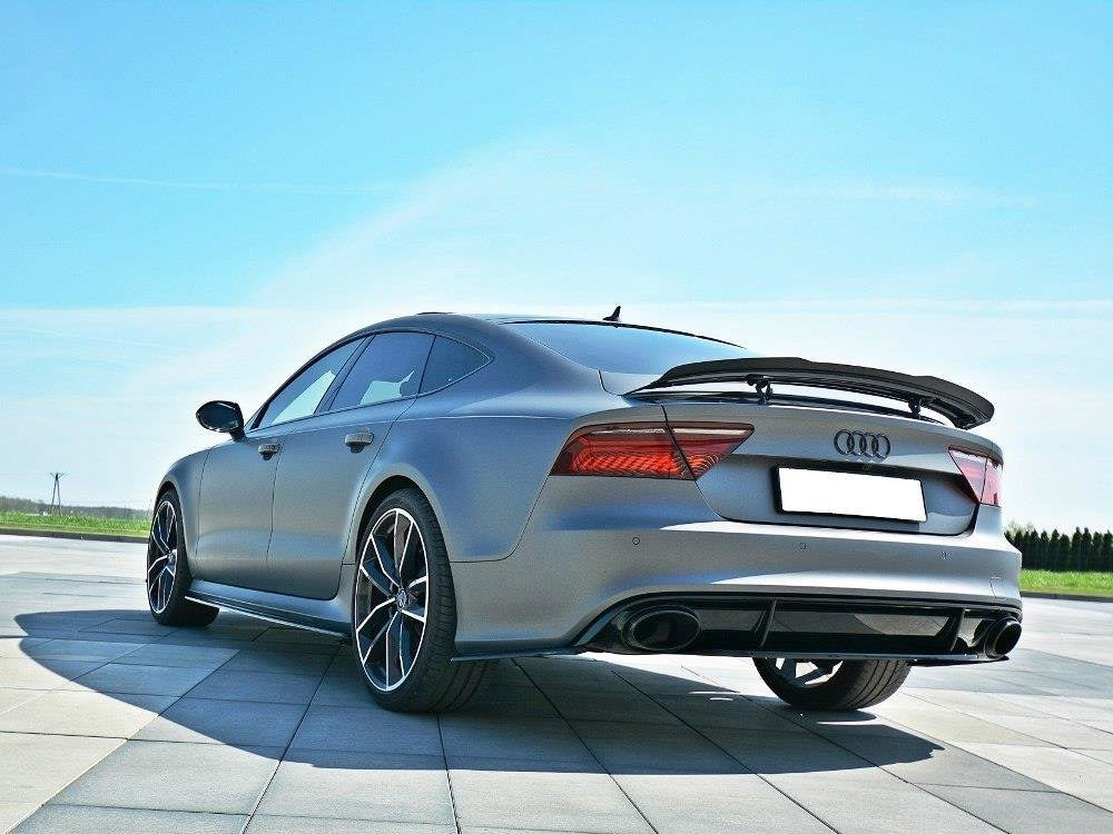 Maxton Design Street Plus Central Rear Splitter - Audi RS7 C7