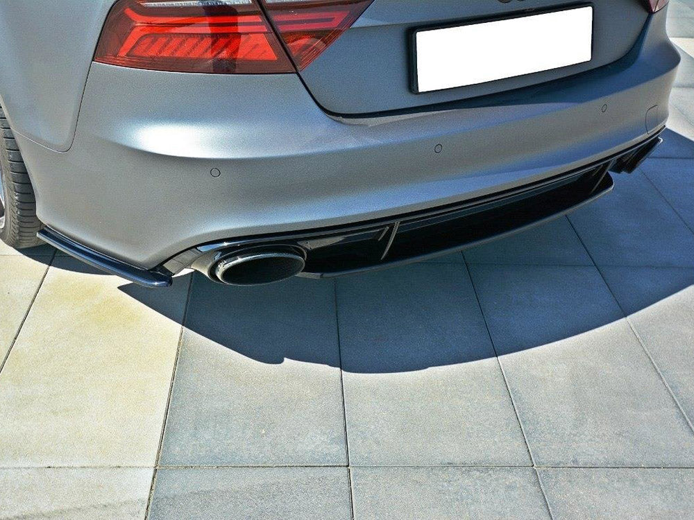 Maxton Design Street Plus Central Rear Splitter - Audi RS7 C7