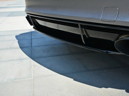 Maxton Design Street Plus Central Rear Splitter - Audi RS7 C7