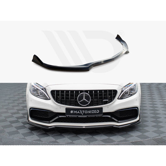 Maxton Design Street Plus Front Splitter V3 - Mercedes C63 AMG W205/S205