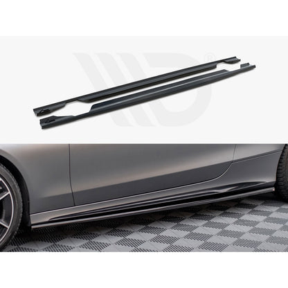 Maxton Design Street Plus Side Skirt Diffusers - Mercedes C43 AMG C205 Facelift