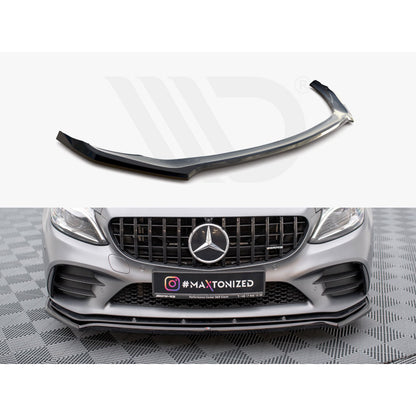 Maxton Design Street Plus Front Splitter V1 - Mercedes C43 AMG C205/W205/S205 Facelift