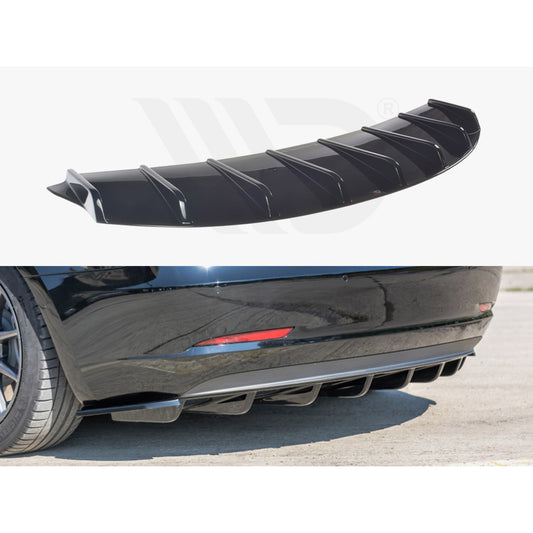 Maxton Design Street Plus Rear Valance V1 - Tesla Model 3