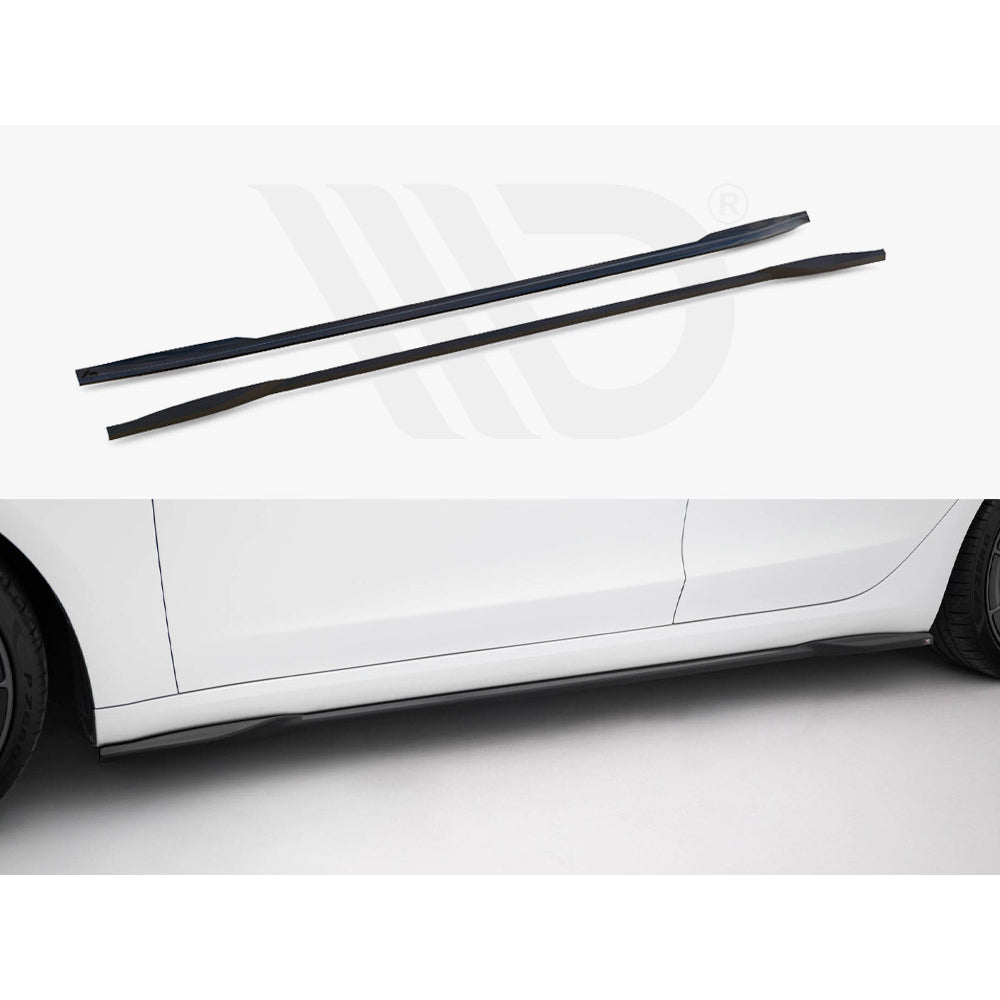 Maxton Design Street Plus Side Skirt Diffusers V2 - Tesla Model 3 Facelift