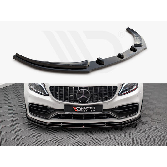 Maxton Design Street Plus Front Splitter V1 - Mercedes C63 AMG Aero C205 Facelift