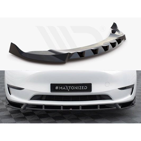 Maxton Design Street Plus Front Splitter V1 - Tesla Model Y