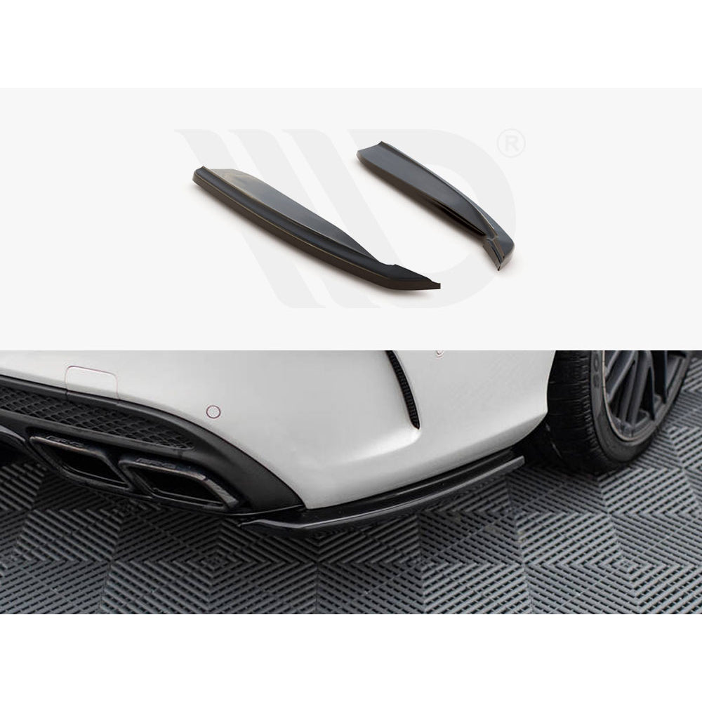 Maxton Design Street Plus Rear Side Splitters - Mercedes C63 AMG W205/S205