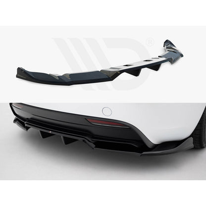 Maxton Design Street Plus Central Rear Splitter V1 - Tesla Model 3 Performance Facelift