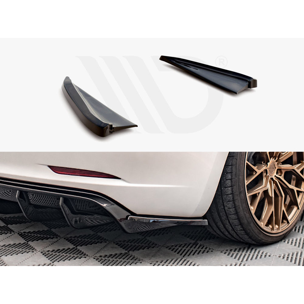 Maxton Design Street Plus Rear Side Splitters V2 - Tesla Model 3