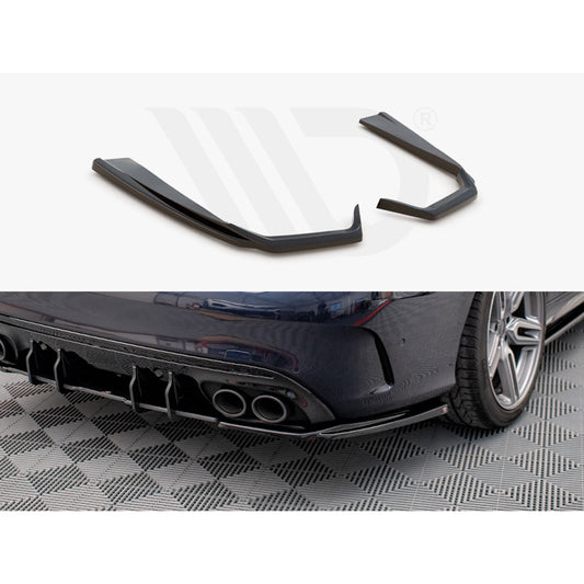 Maxton Design Street Plus Rear Side Splitters - Mercedes C43 AMG W205/S205 Facelift