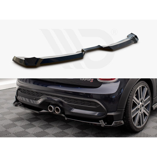 Maxton Design Street Plus Central Rear Splitter - MINI Cooper S F56 LCI 2