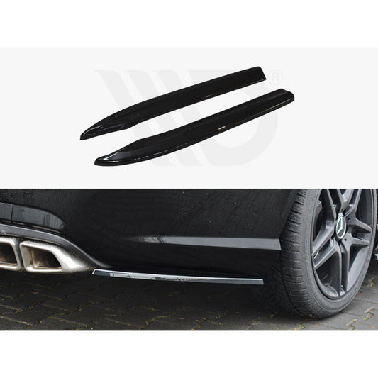 Maxton Design Street Plus Rear Side Splitters - Mercedes E63 AMG W212