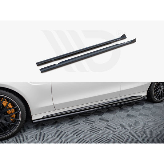 Maxton Design Street Plus Side Skirt Diffusers V2 - Mercedes C63 AMG W205/S205