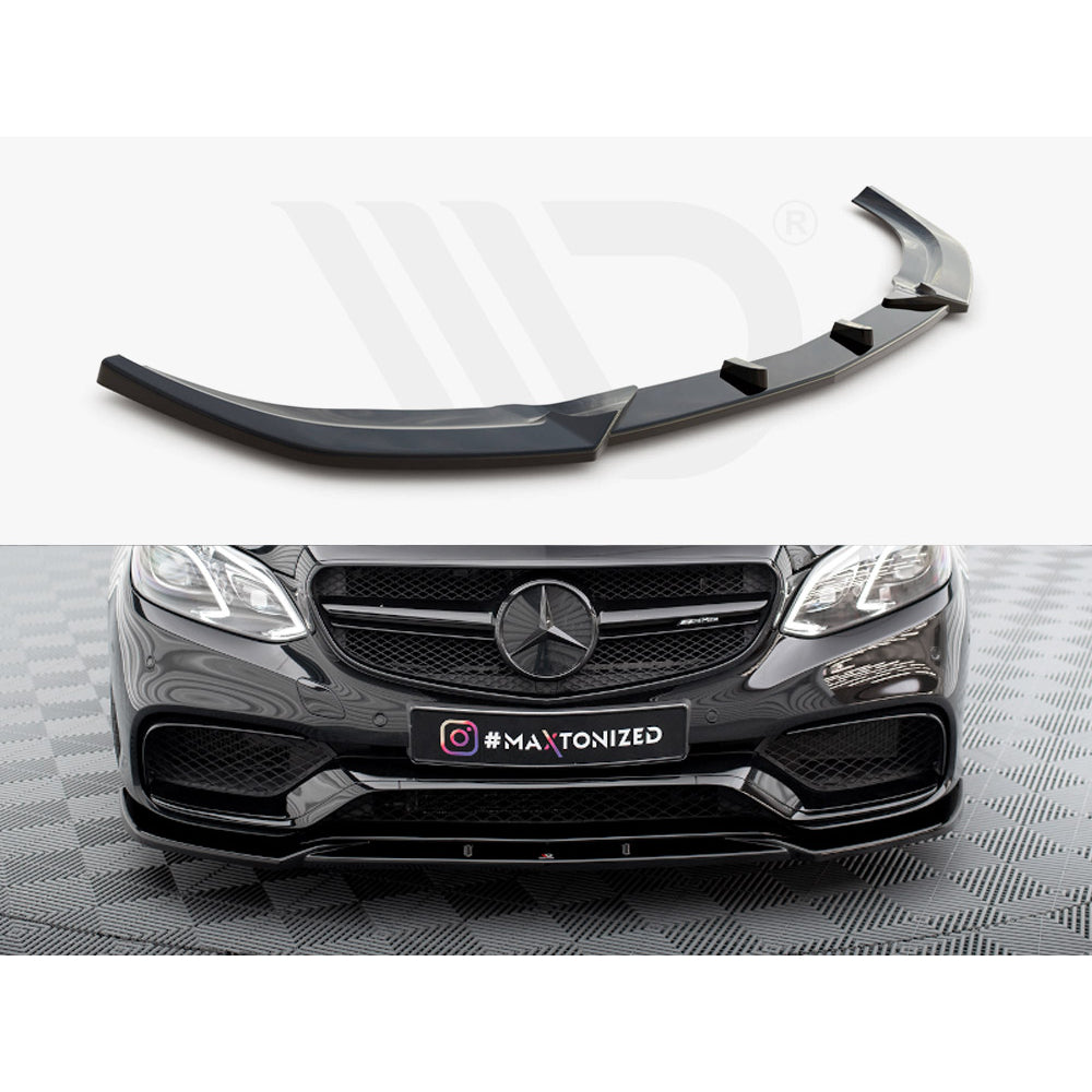 Maxton Design Street Plus Front Splitter - Mercedes E63 AMG W212 Facelift