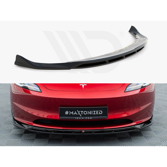 Maxton Design Street Plus Front Splitter V1 - Tesla Model 3 Facelift