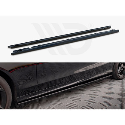 Maxton Design Street Plus Side Skirt Diffusers - Mercedes C43 AMG W205/S205 Facelift