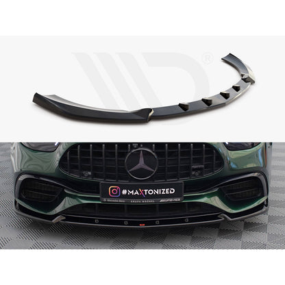 Maxton Design Street Plus Front Splitter V2 - Mercedes E63 AMG W213/S213 Facelift