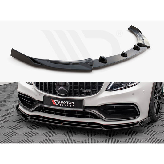 Maxton Design Street Plus Front Splitter V2 - Mercedes C63 AMG Aero C205 Facelift