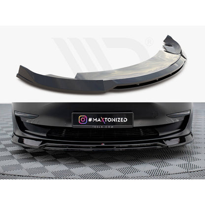 Maxton Design Street Plus Front Splitter V3 - Tesla Model 3