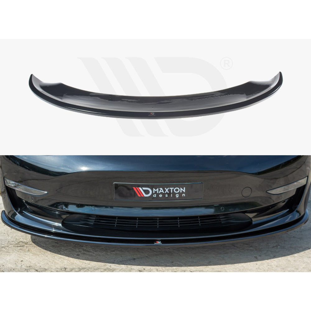 Maxton Design Street Plus Front Splitter V1 - Tesla Model 3