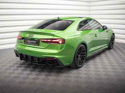 Maxton Design Street Pro Rear Side Splitters - Audi RS5 F5 Facelift