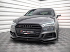 Maxton Design Street Plus Front Splitter V2 - Audi S3 8V.2 Hatchback/Sportback Facelift