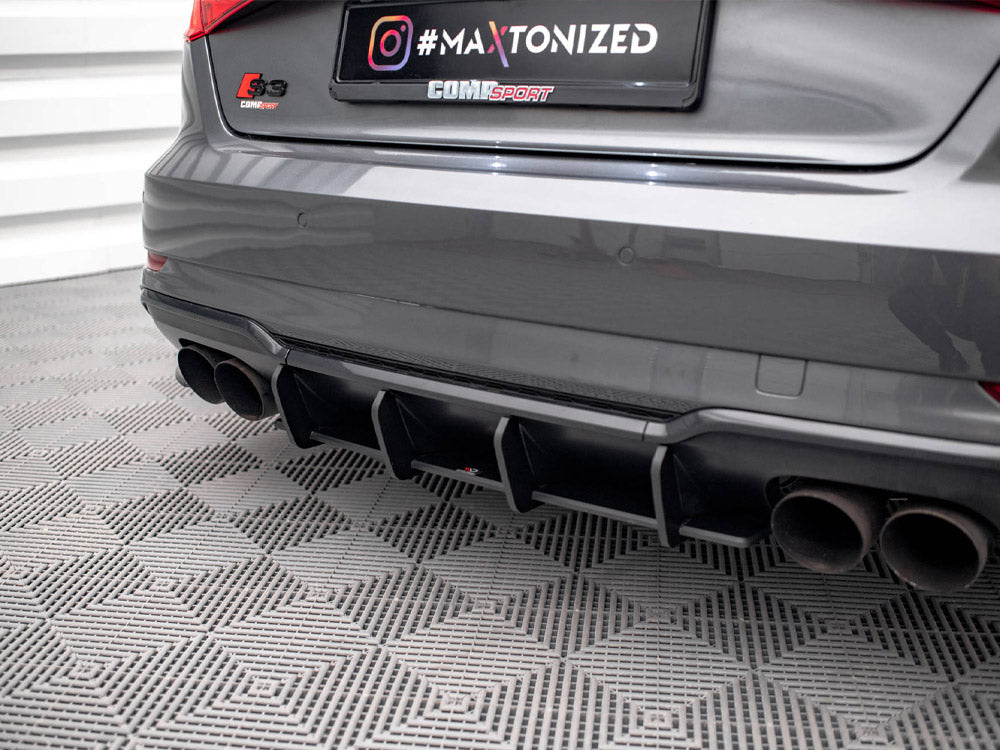 Maxton Design Street Pro Rear Diffuser - Audi S3 8V.2 Sportback