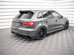 Maxton Design Street Plus Rear Side Splitters V1 - Audi S3 8V.2 Sportback Facelift