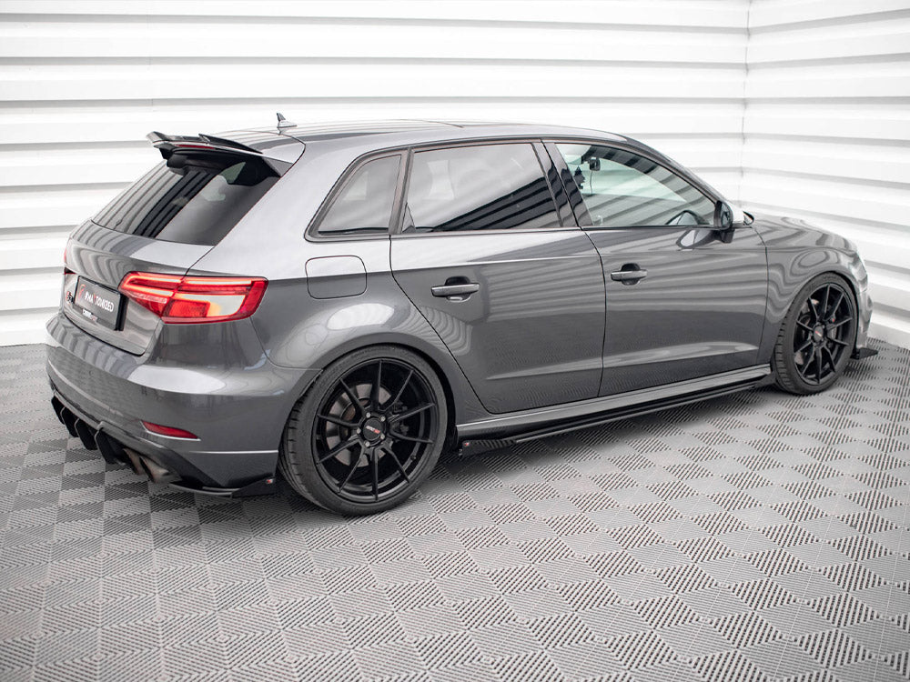 Diffuseurs et volets de jupes latérales Maxton Design Street Pro – Audi S3 8V.2 Sportback