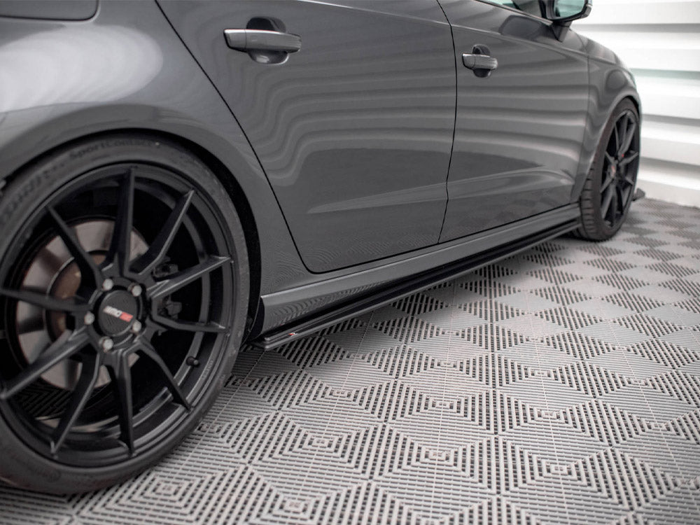 Maxton Design Street Pro Side Skirt Diffusers - Audi S3 8V.2 Sportback