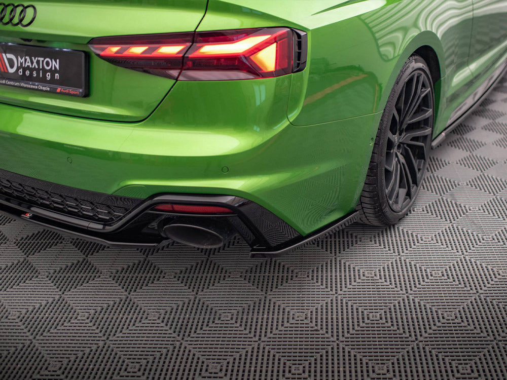 Maxton Design Street Plus Rear Side Splitters - Audi RS5 F5 Coupe Facelift