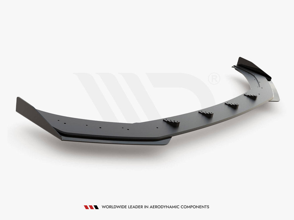 Maxton Design Street Pro Front Splitter + Flaps - VW Polo GTI Mk6 (AW)