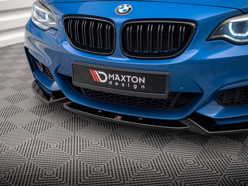 Maxton Design Street Plus Front Splitter V2 - BMW M235i/M240i F22/F23