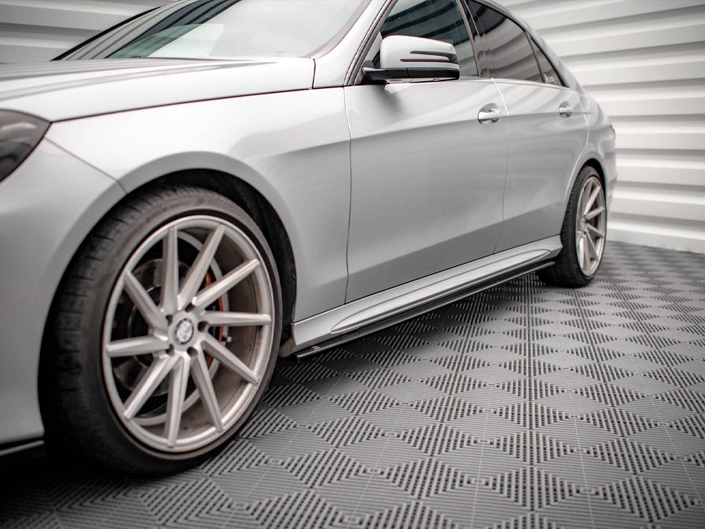 Maxton Design Street Plus Side Skirt Diffusers - Mercedes E63 AMG W212 Facelift