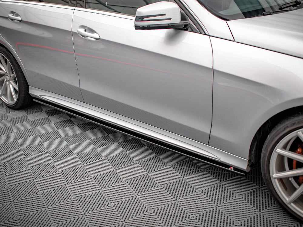 Maxton Design Street Plus Side Skirt Diffusers - Mercedes E63 AMG W212 Facelift