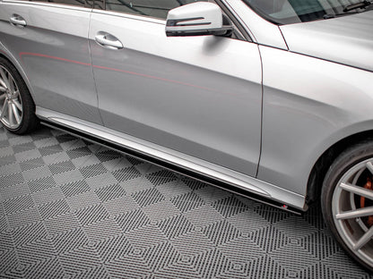 Maxton Design Street Plus Side Skirt Diffusers - Mercedes E63 AMG W212 Facelift