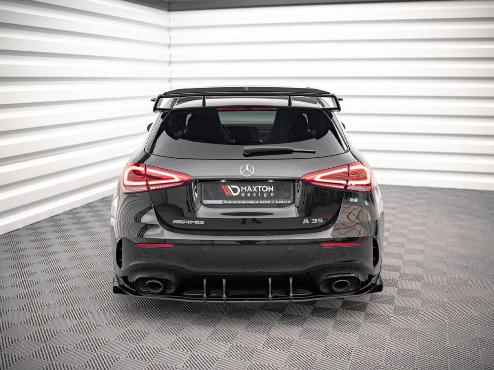 Maxton Design Street Pro Rear Diffuser + Flaps - Mercedes A35 AMG W177