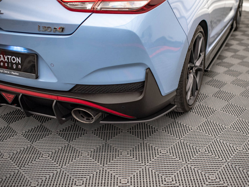 Maxton Design Street Pro Rear Side Splitters - Hyundai i30N Fastback Facelift