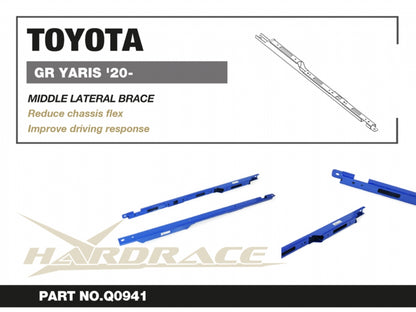 Hardrace Middle Lateral Brace - Toyota GR Yaris