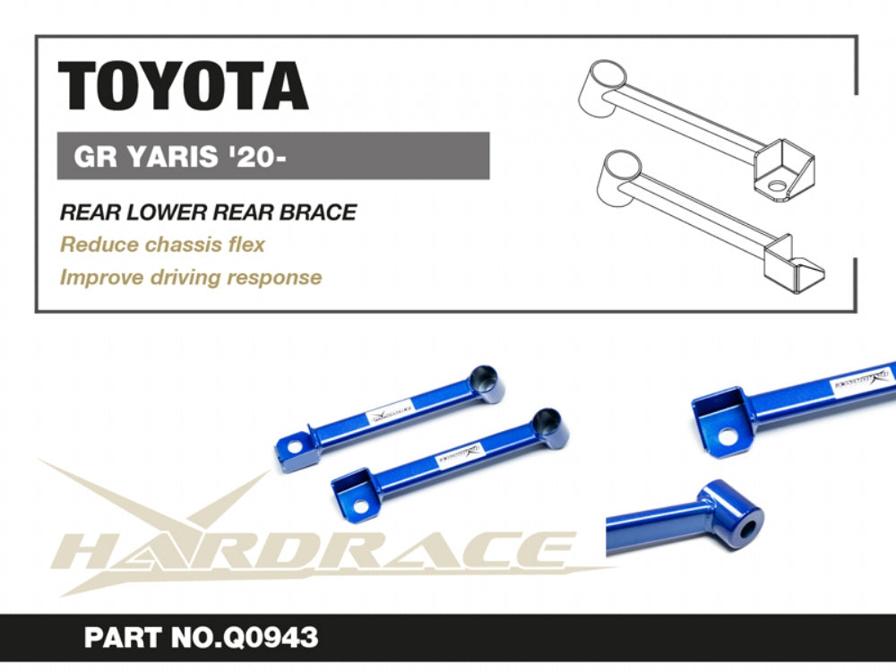 Hardrace Rear Lower Brace - Toyota GR Yaris