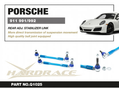 Hardrace Rear Adjustable Stabiliser Link - Porsche 911 Carrera S/GTS 991/992