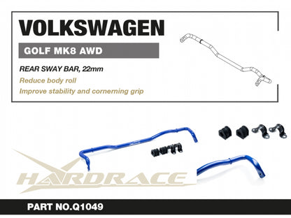 Hardrace Rear Anti-Roll Bar - VW Golf R Mk8